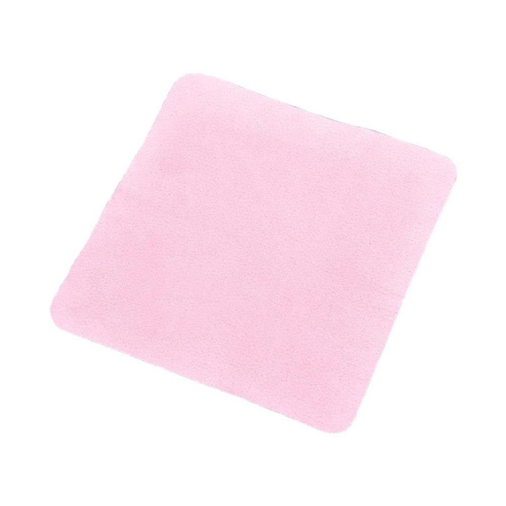 Pano de camurça para óculos, cor sólida, microfibra, limpador de óculos, lente limpa, tela de telefone, pano de limpeza de microfibra feminino: BRANCO