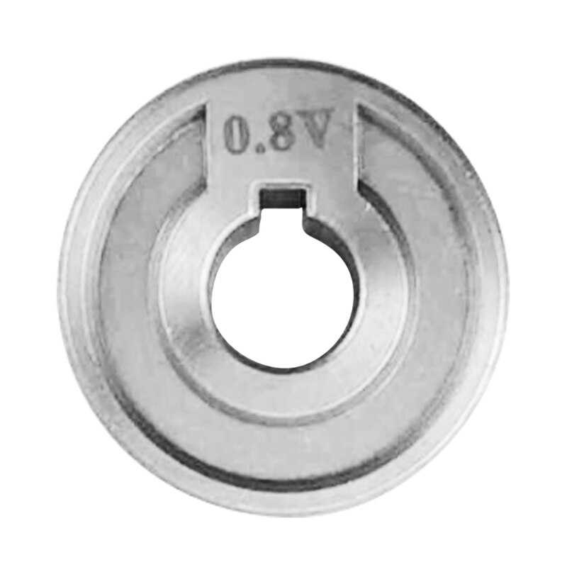 Lassen Feeder Roll V U Nurl Groove 0.6Mm 0.8Mm 1.0Mm Grootte 30X10X10Mm voor Staal Aluminium Flux Koord Draad Mig Draad Feeder: 1