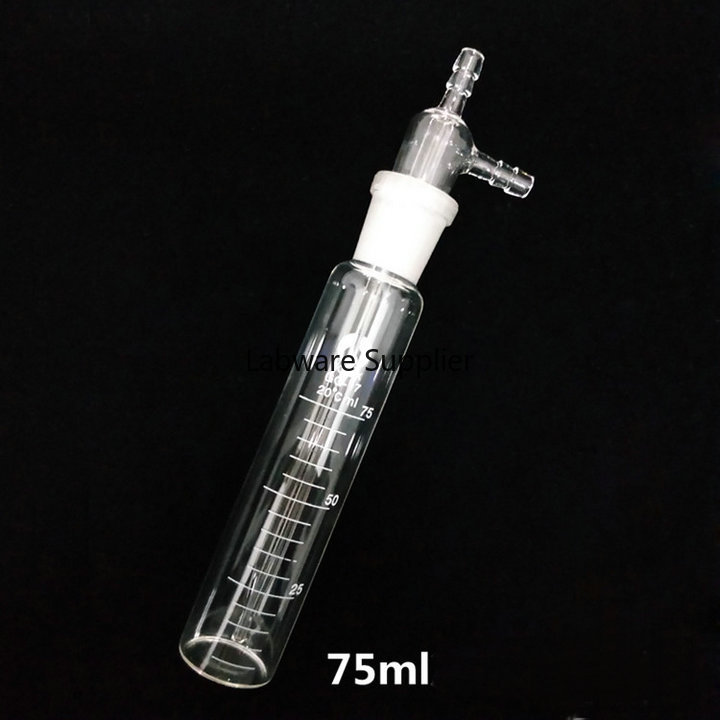 1 teil/los 25 ml/50 ml/75 ml/125 ml/250 ml/275 ml Glas auswirkungen Absorber flasche, Auftreffen Gas Probenehmer
