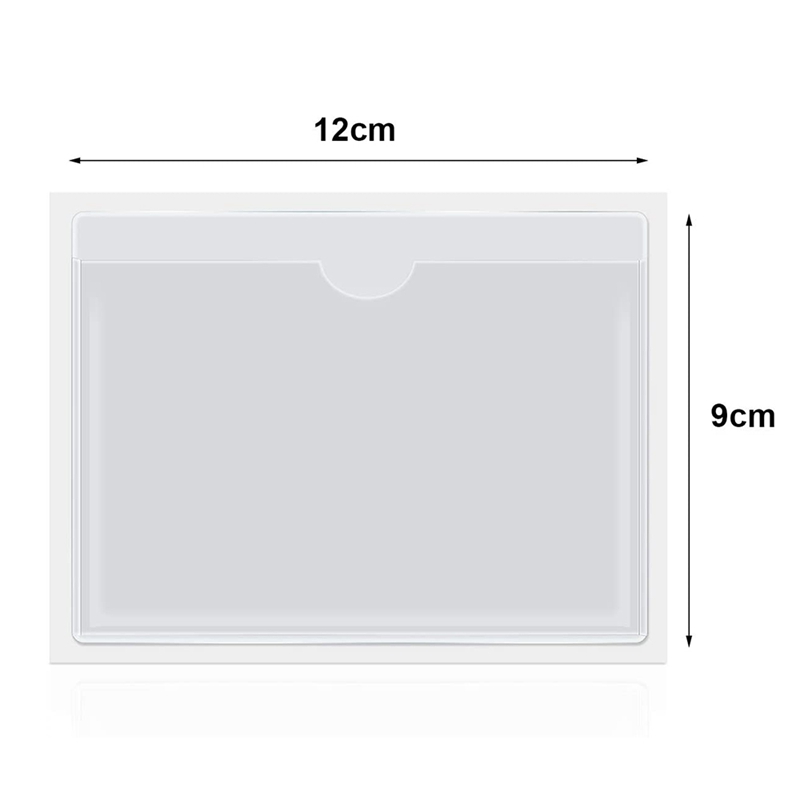 30Pcs Self-Adhesive Business Card Pockets with Top Open for Loading, Card Holder for Organizing and Protecting Cards