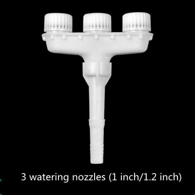 Agricultural plastic atomized sprinkler large flow sprinkler for greenhouse nursery garden watering vegetable sprinkler: Three heads