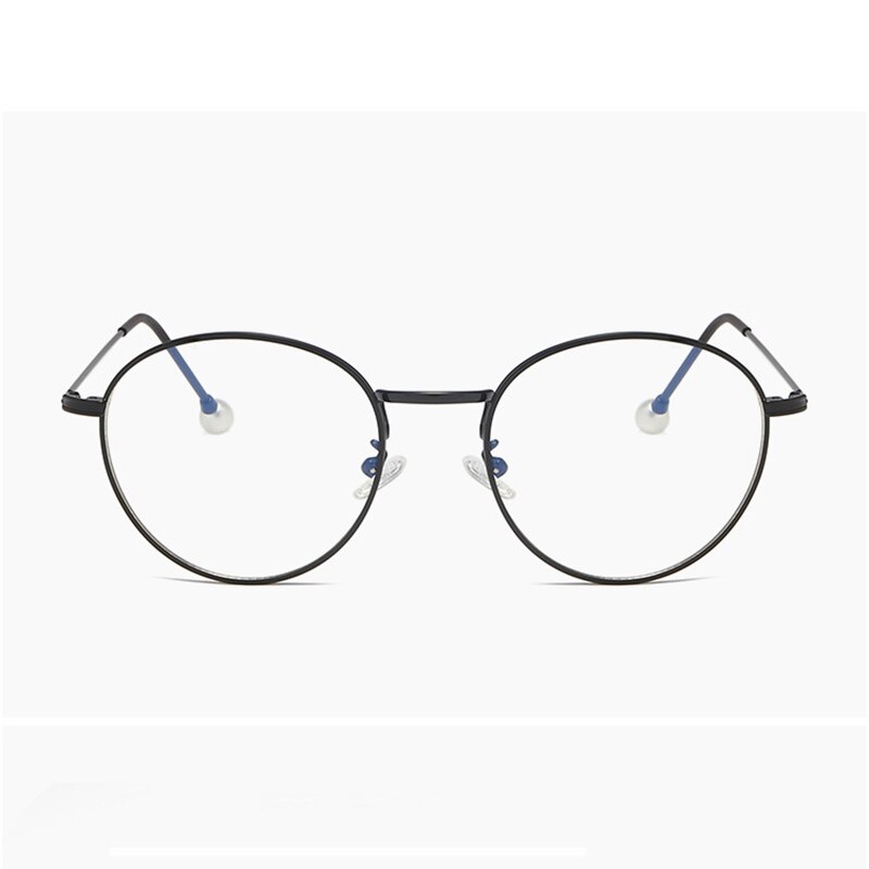 FS Vintage literario marco redondo Bluelight gafas de bloqueo mujeres hombres Filtro de lente claro Anti Blue Light gafas de ordenador
