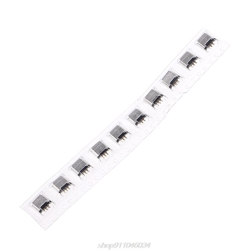 10 Pcs Micro Usb Type B Vrouwelijke Socket 180 Graden 5-Pin Smd Smt Solderen Jack N27 20