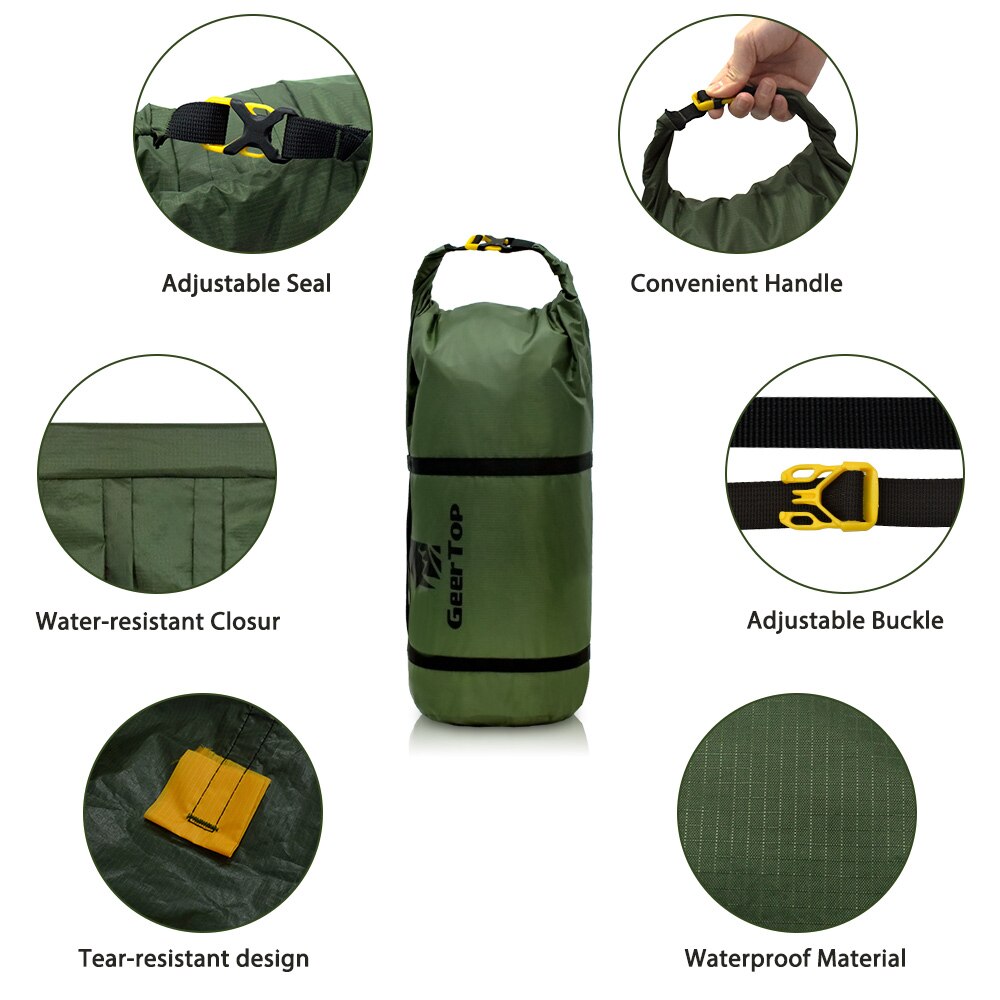 GeerTop Große Polyester Zelt Tasche Leichte Wasserdichte Camping Tasche Reise Veranstalter Lagerung Sack für Ich bin Freien Tourist Paket