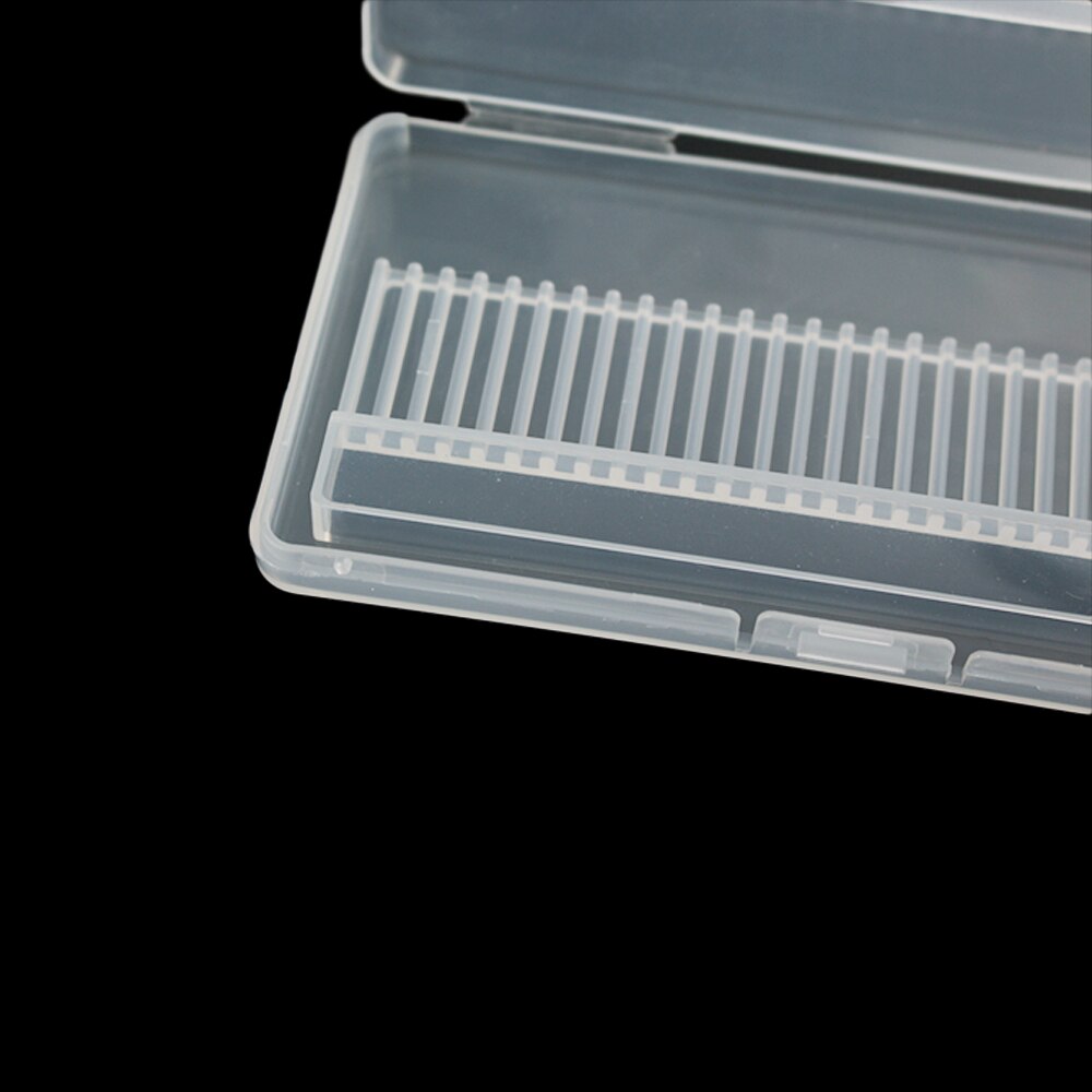 30 löcher Nagel Bohrer Halfter Stehen Container Anzeige Acryl fallen Leere Bits Lagerung Kasten Container Manikübetreffend Zubehör