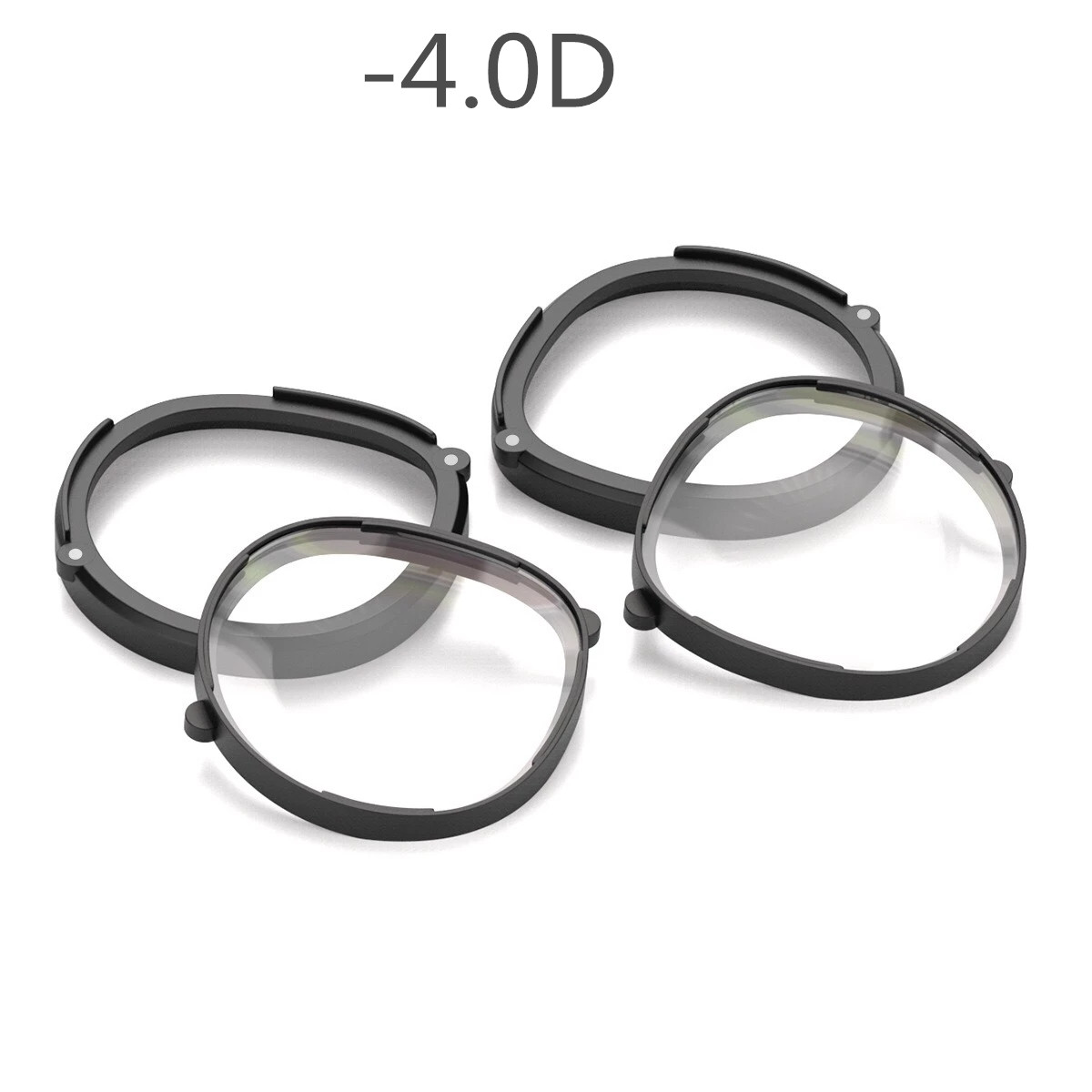 For Oculus Quest 2 VR Magnetic Eyeglass Anti Blue Glasses Quick Disassemble Clip Lens Protection Shortsighted Myopia Frame: -4