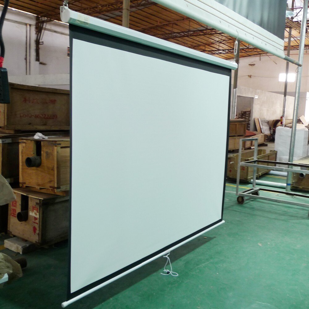 Heimkino Roll up Manuelle Projektor Bildschirm Neu... – Grandado