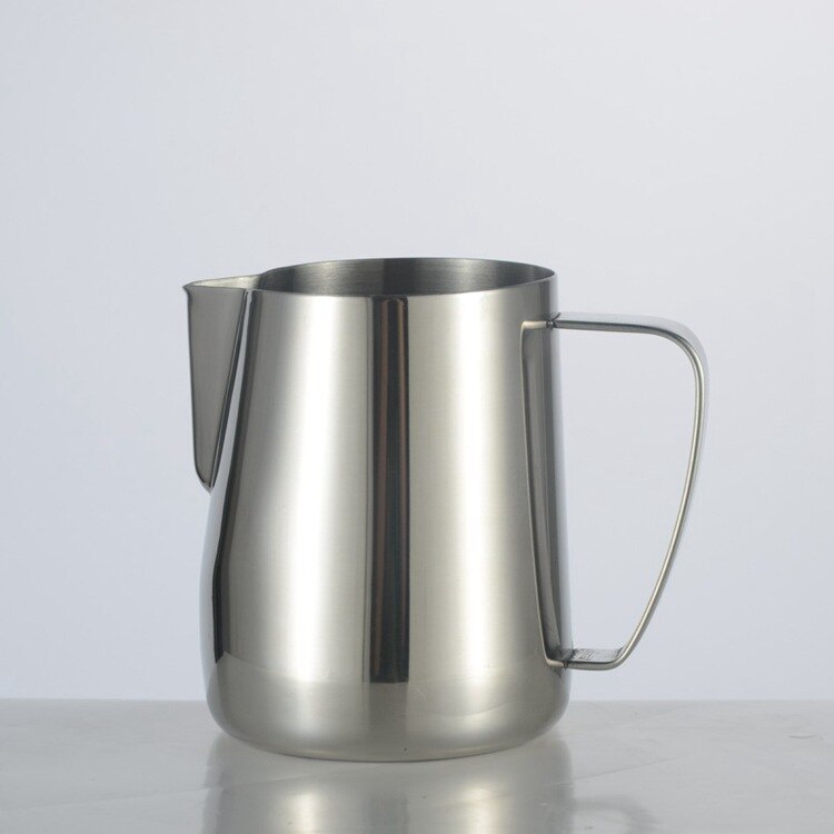 350Ml Espresso Dampende Pitcher Roestvrij Staal Melk Koffie Opschuimen Werper Cup Dampende Pitcher Bier Wijn Drinkware: sliver-350ml