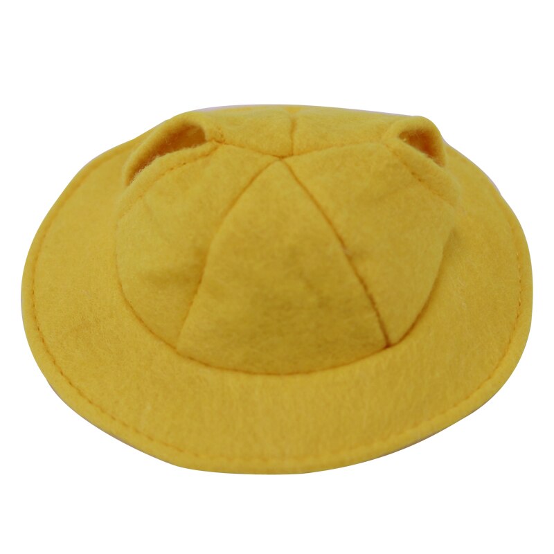 Casquette pour petits animaux, chapeau, vêtements pour animaux de compagnie, accessoires pour cochon d'inde, lapin, écureuil, Hamster, Rat, souris: Gris clair