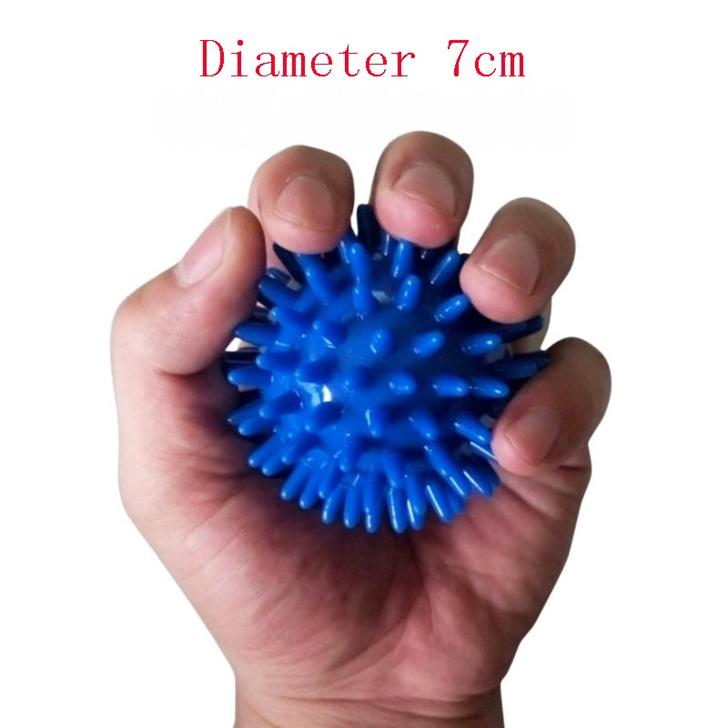 Rehabilitation Training Spiked Balls Stimulate Hand Muscle Finger Action Recovery Feel Massage Ball Older Health Care Blue