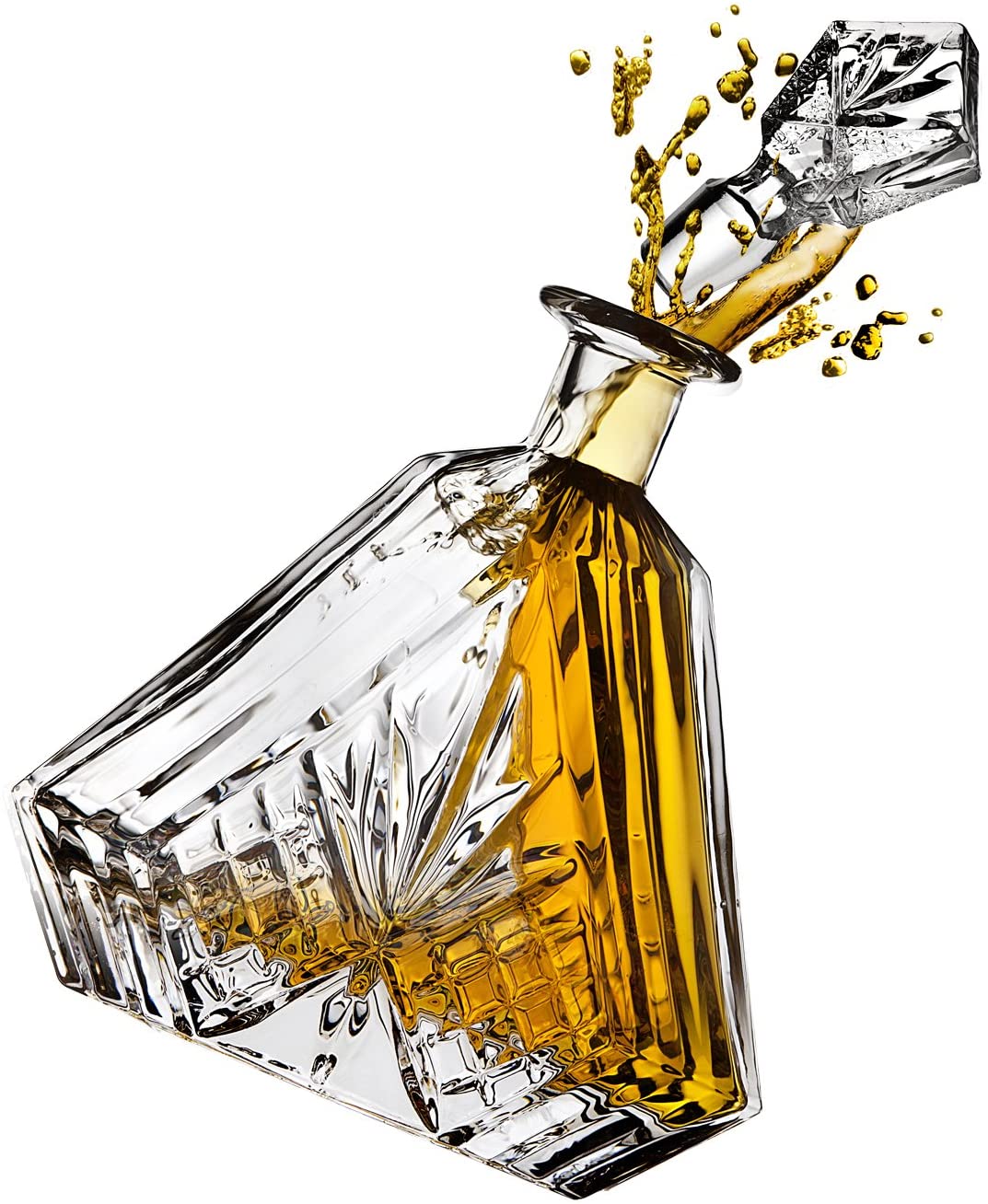 Carafe à Whisky en cristal, verres pour bouteille de vin