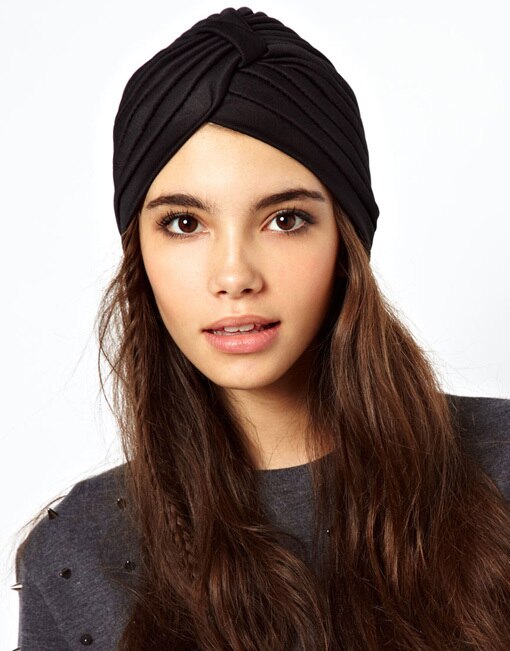 Retail Women's Beanies Muslim Turban Women Big Satin Bonnet Elastic Turban Dastar Imamah