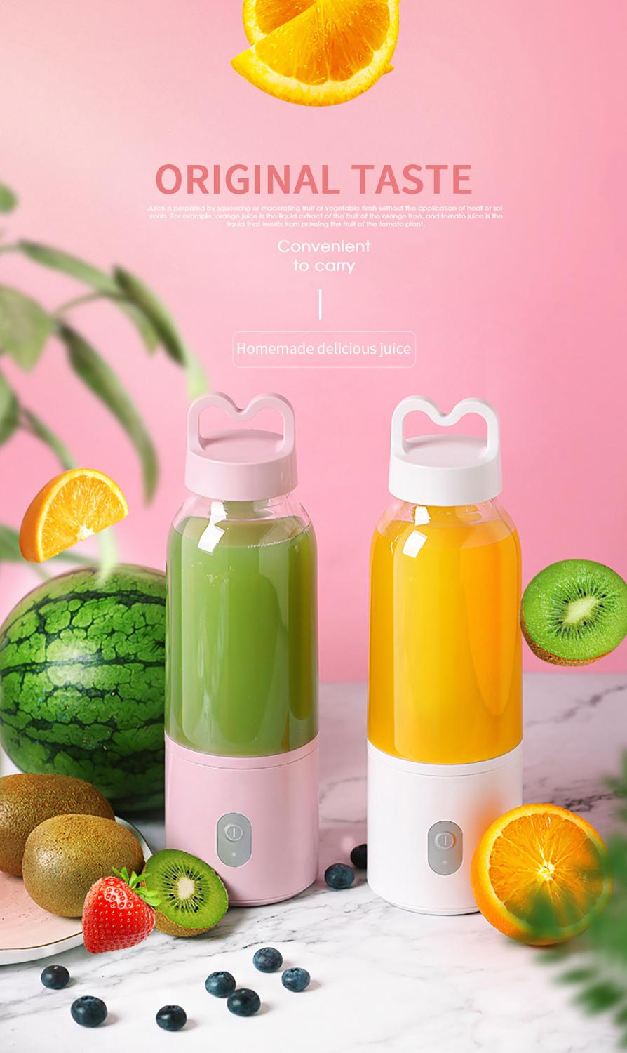 Bærbar blender juicer elektrisk mikser blender frukt ekstrakter matte usb maker smoothie 9s rask juice 18,000 rpm