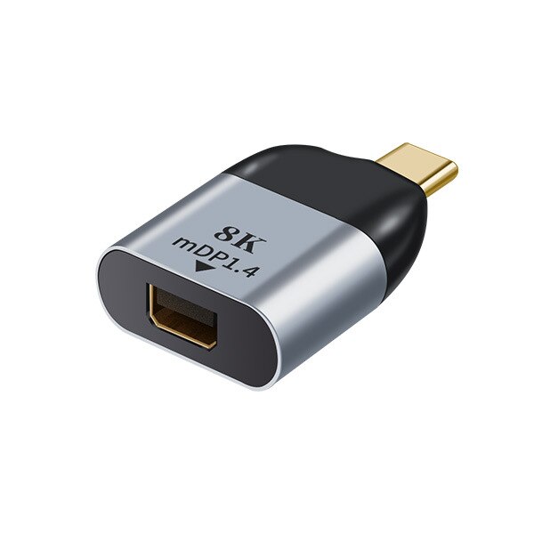 Type C USB 3.1 To HDMI-Compatible DP VGA miniDP MDP RJ45 Adapter Plug Converter Projection 4K/8k 60Hz USB C Male Female HD Video: Lavender
