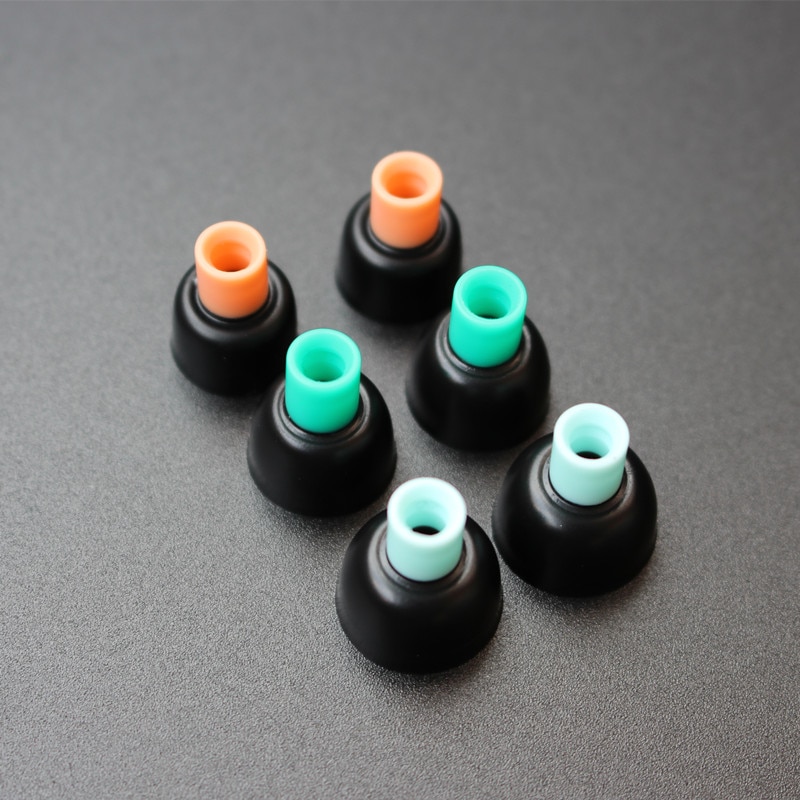 NICEHCK 1set 3pairs(6pcs) L M S In Ear Tips Earbuds Earphone Silicone Eartips/Ear Sleeve/Ear Tip/Earbud For Tf10 IM50 IE80 UE900