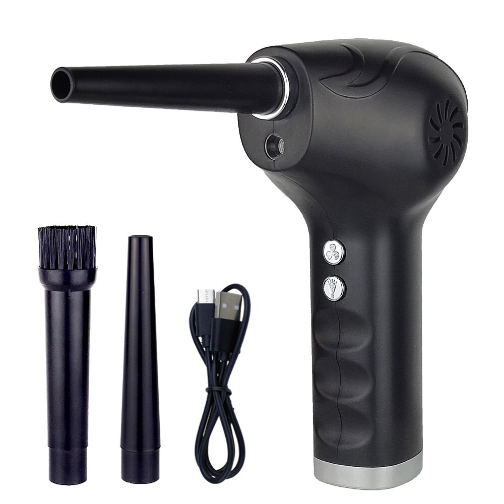 Cordless Air Duster for Computer Cleaning Rechargeable Electric Compressed Air Blower Keyboard Cleaning Duster Cleaner
