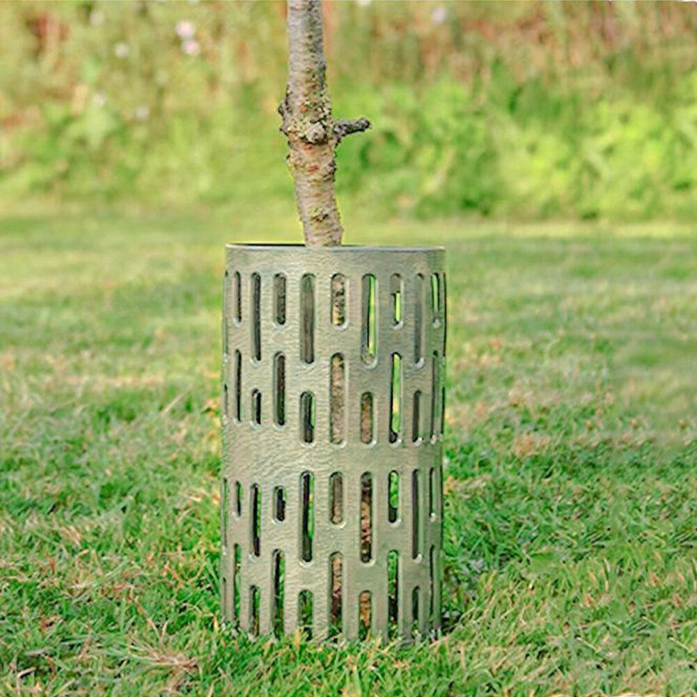 6pcs Lamp Posts Grey Durable Plant Tree Trunk Protector Guard Prevent Damage Practical Landscape Indoor Outdoor Lawn Garden