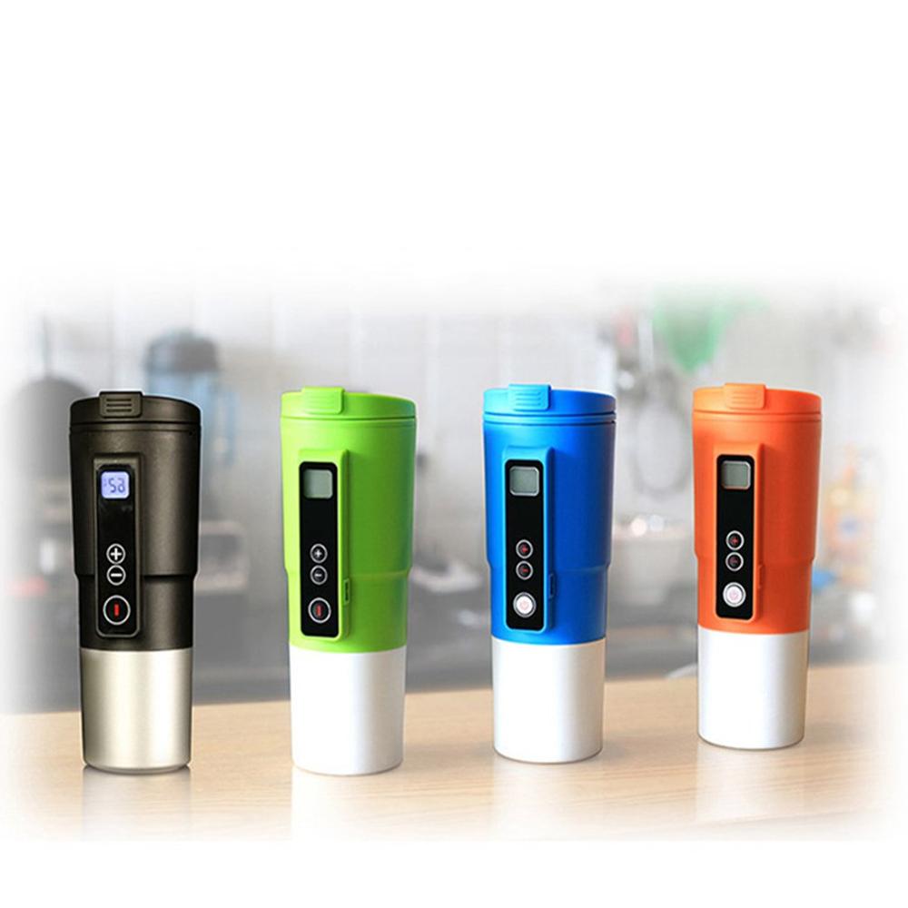 Auto 12V Elektrische Water Cup Thermostaat Auto Thuis Temperatuurregeling Cup Multifunctionele Verwarming Mok Waterkoker 4 kleuren Heet Verkoop