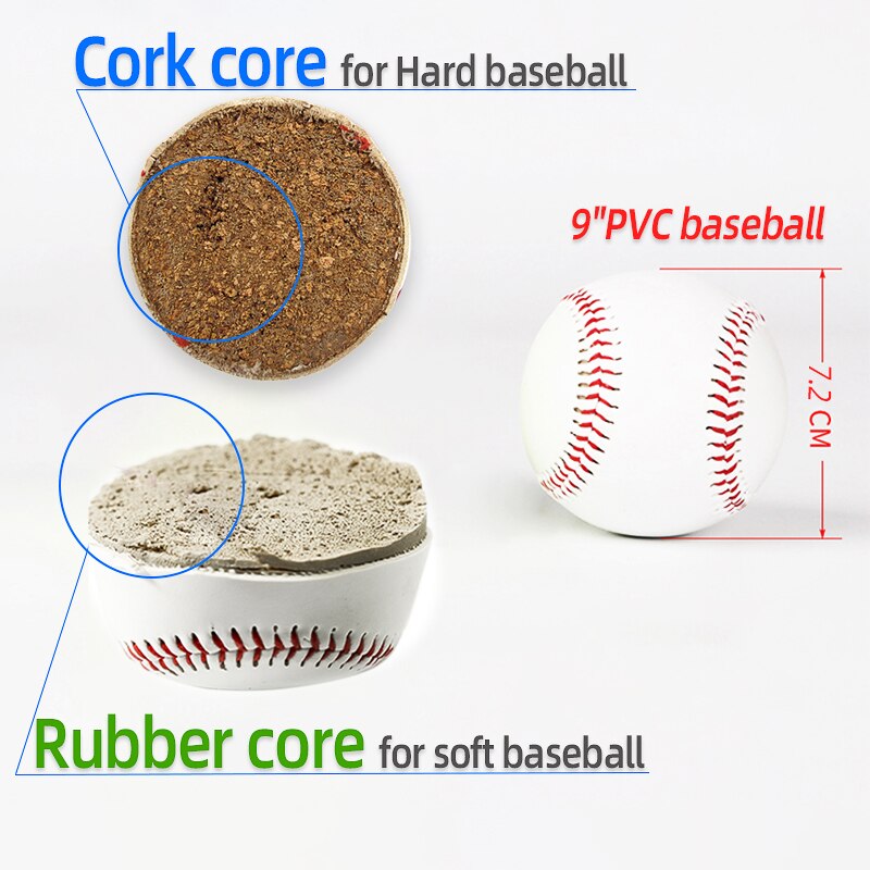 Praktijk En Zachte/Kurk Compressie Baseballs