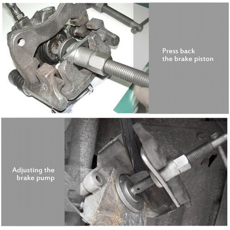 Bil pneumatisk bremsecaliper automatisk pneumatisk luft bak skivebremse caliper vind tilbake serviceverktøy bremsepumpe regulator bremse slave