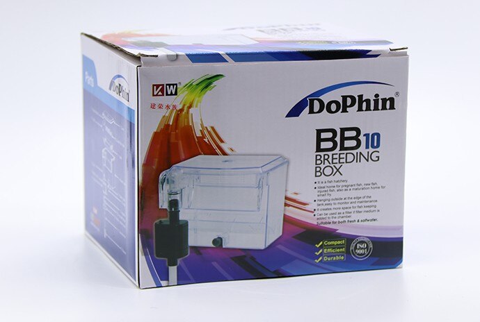Tropisk fisk avl boks ungfisk tank isolasjon betta yngel gyte apparat tropisk fisk akryl inkubator: Bb -10