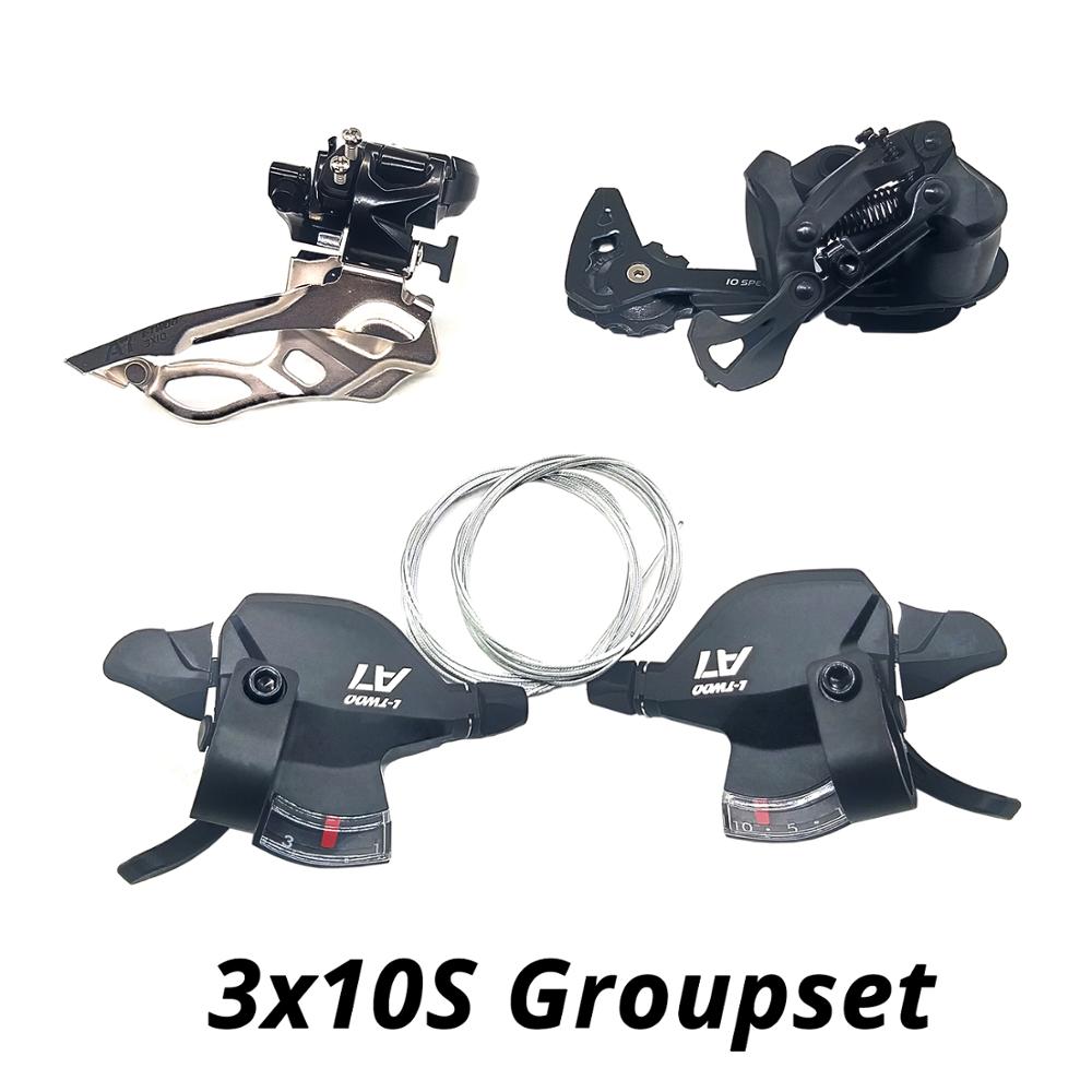 LTWOO A7 3X10 30 Speed Derailleurs Groupset 10s Shifter Lever Front Derailleur 10 Speed Rear switchs: 3x10s Groupset