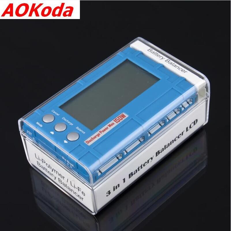 Aokoda 3 In 1 Batterij Balancer Lcd, Spanning Indicator, Batterij Ontlader 5W 50W 150W