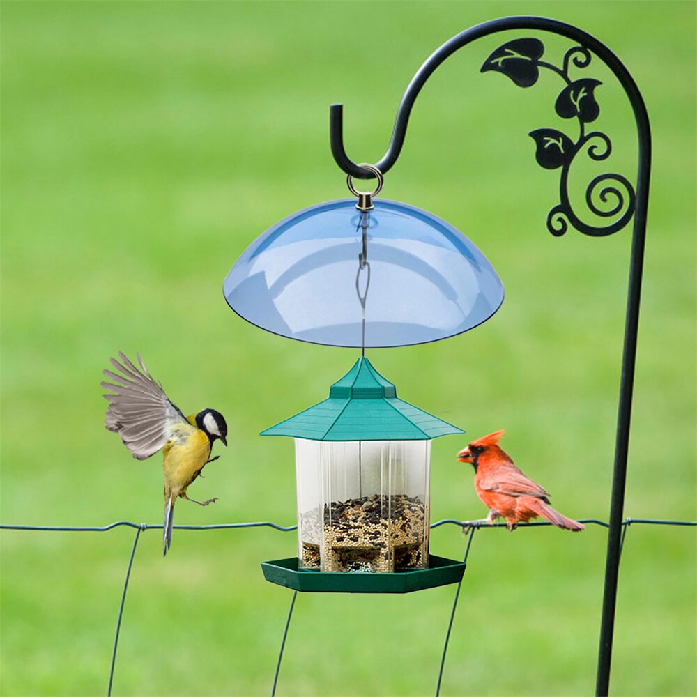 Protective Dome Rain Cover for Outdoor Hanging Bird Feeder Hummingbird Feeders Snow Baffle Sun Protect Shield Garden Supplies