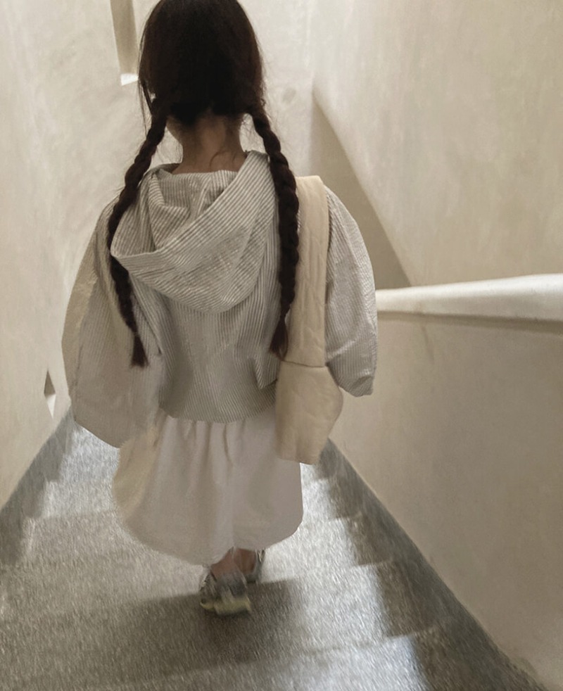 Koreanischen Stil Streifen Chaqueta Mujer Mit Kapuze Jaqueta Feminina Reißverschluss Casaco Sonnenschutz Jacken 2025, Frau Frühling Sommer Ropa