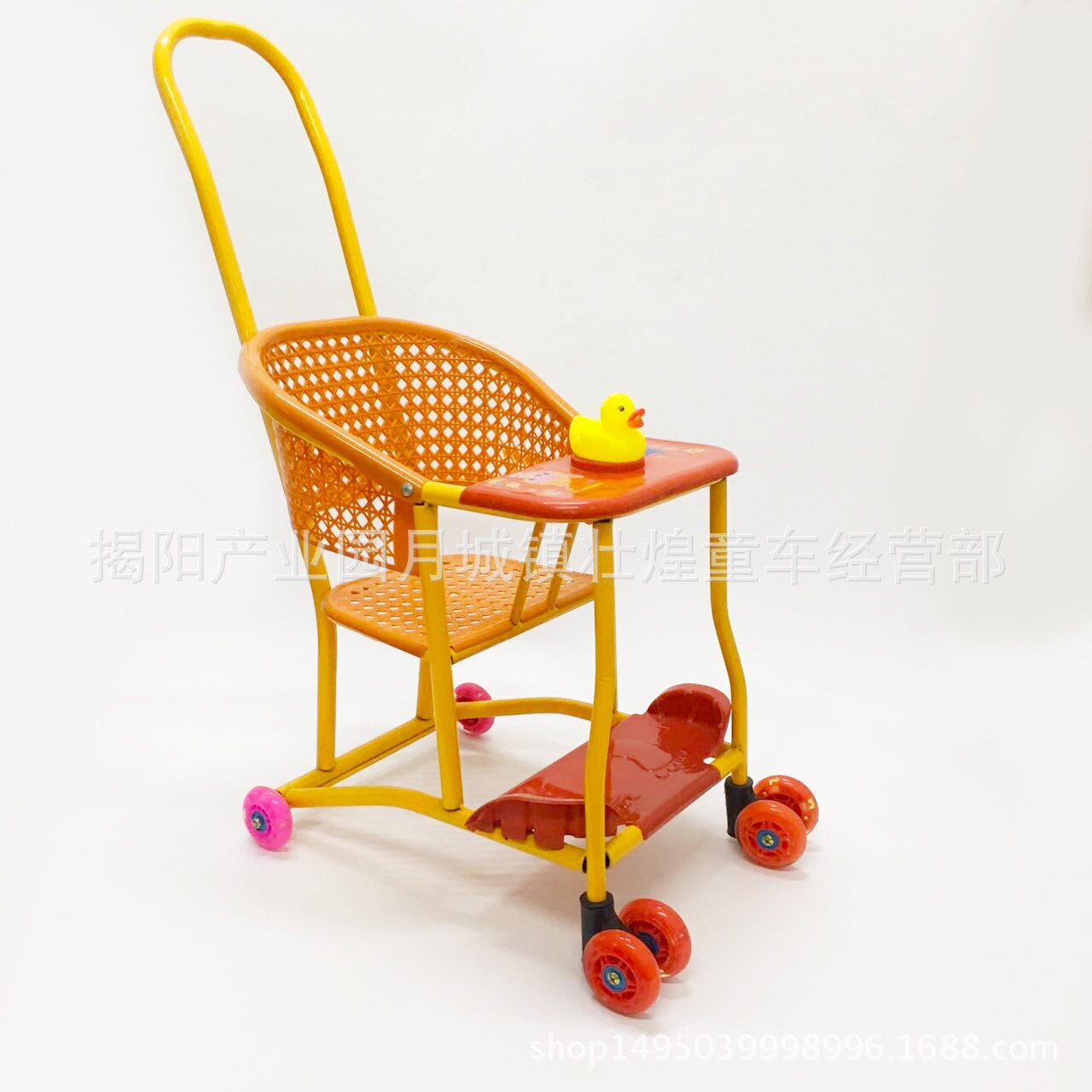 Ultra-Lichtgewicht Chinese Traditionele Imitatie Rotan Kinderwagen Universele Wiel Peuter Trolly Auto Sit Baby Kleine Kinderwagen
