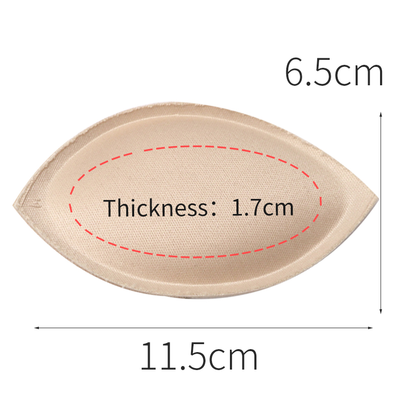 1 paar Schwamm Einsätze In Bh Gepolsterte für Badeanzug Brust Push-Up Füllen Büstenhalter Brust Patch Pads Frauen Dessous Zubehör: MULTI