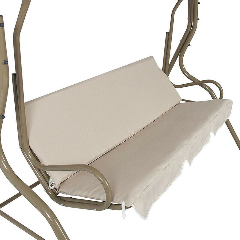 150*150*10cm Outdoor Garden Courtyard Swing Seat Cover Stretch Chair Cover Suitable For Three-seat Swing Shade Sail No Fade: 7