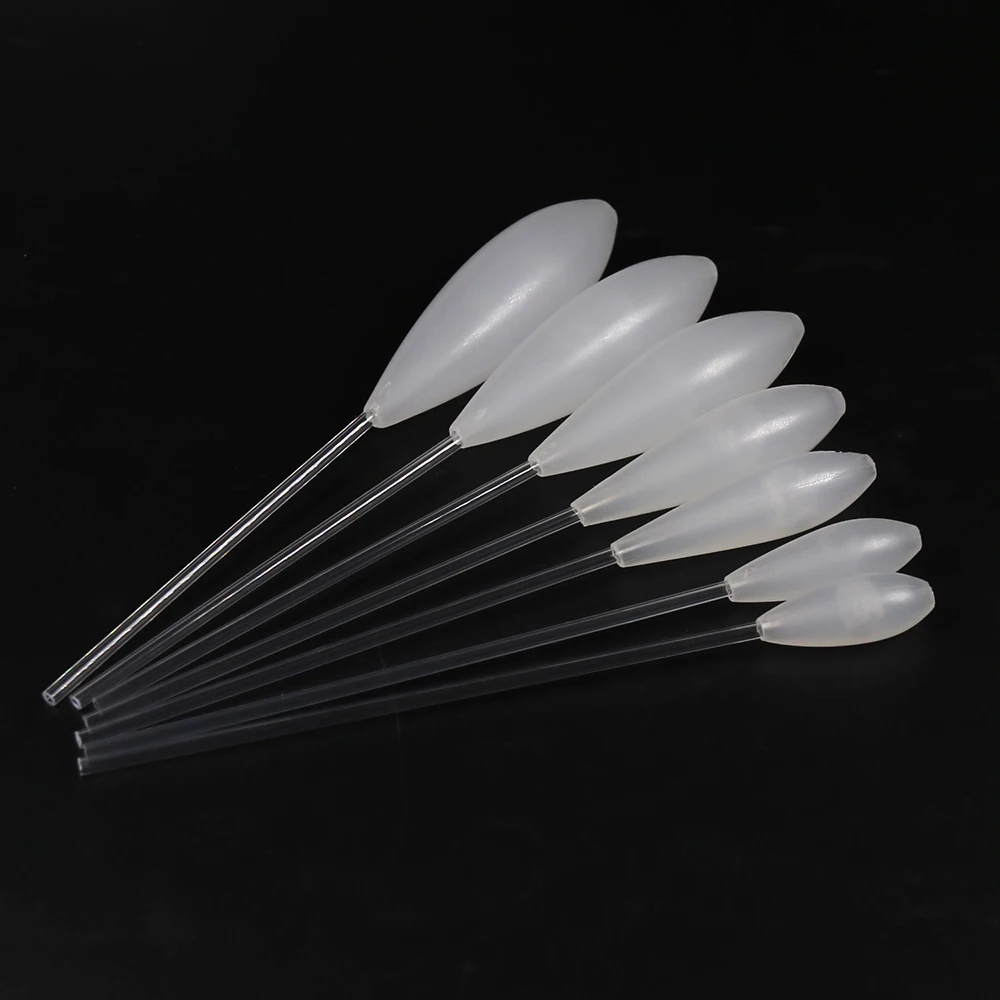 5pcs 10-50g Floating Type Acrylic Fishing Float milky Casting Bobber Bombarda Lure Accessories Floating Water Pitcher