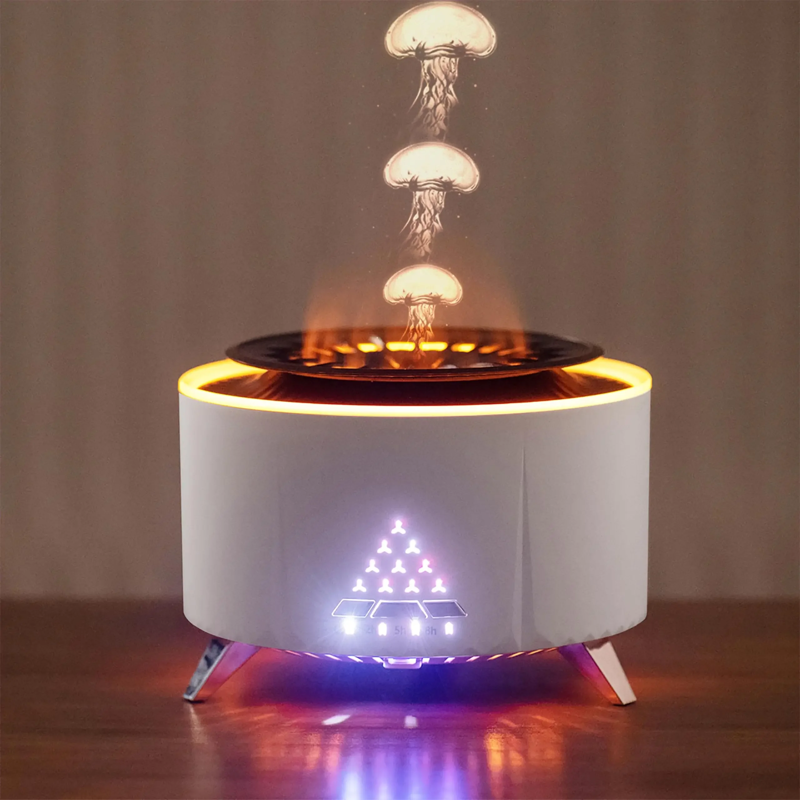 Diffusers for Essential Oils Large Room Cool-Looking Jellyfish Mist 350ml Aromatherapy Diffuser for Home Bedroom
