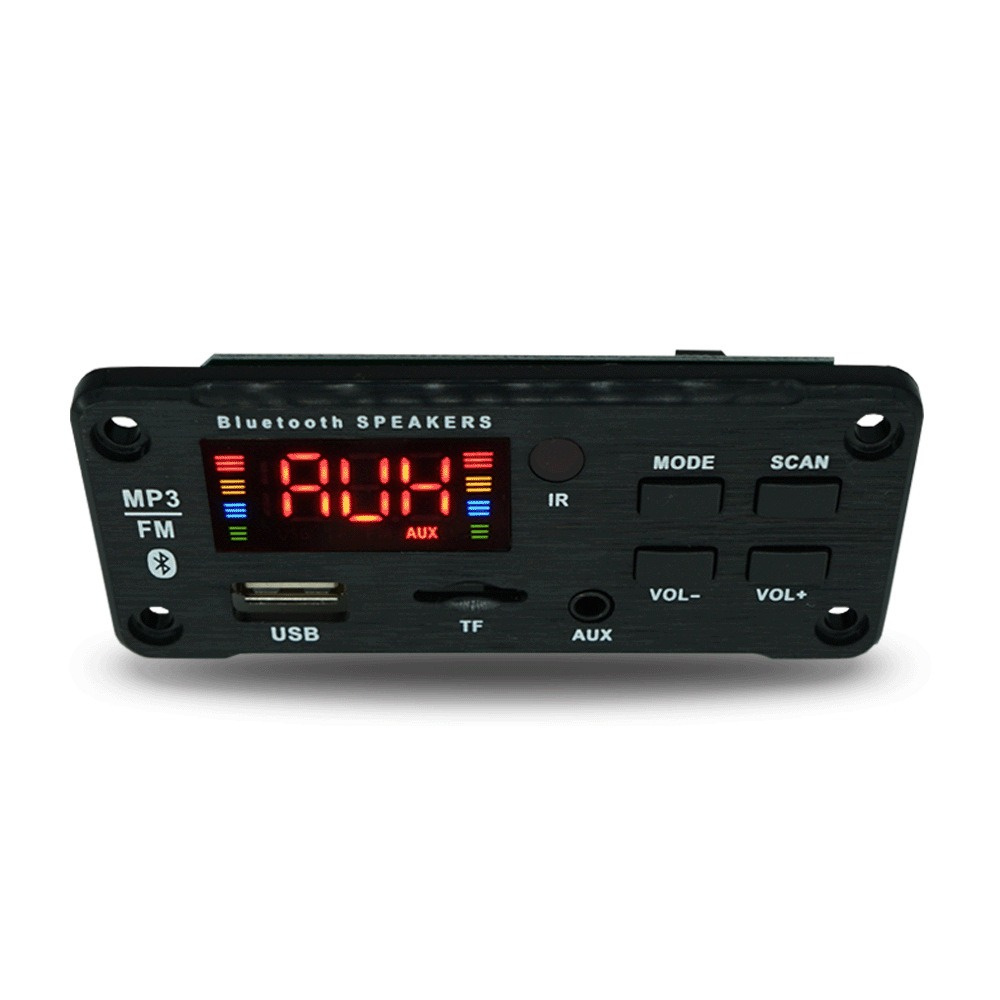 Wireless Bluetooth 5V 12V MP3 WMA Decoder Board Car Audio Decoder Module USB FM TF Radio AUX with Recording For Car Accessories