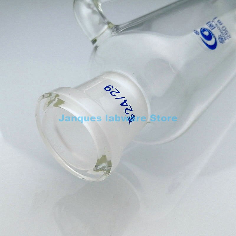 Embudo de separación de presión constante con pistón de PTFE, embudo de gota para experimentos de extracción de laboratorio, 25ml a 1000ml, 1 ud.