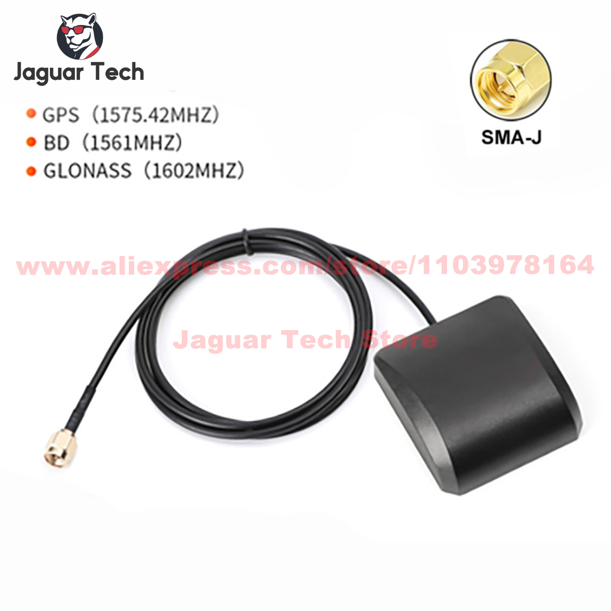 EM-WZGGB-5550-3000D GPS Antenna GNSS GPS+BD+GLONASS 3m Externa ANT for Car vehicle navigation SMA Straight/elbow Frakra MCX TNC