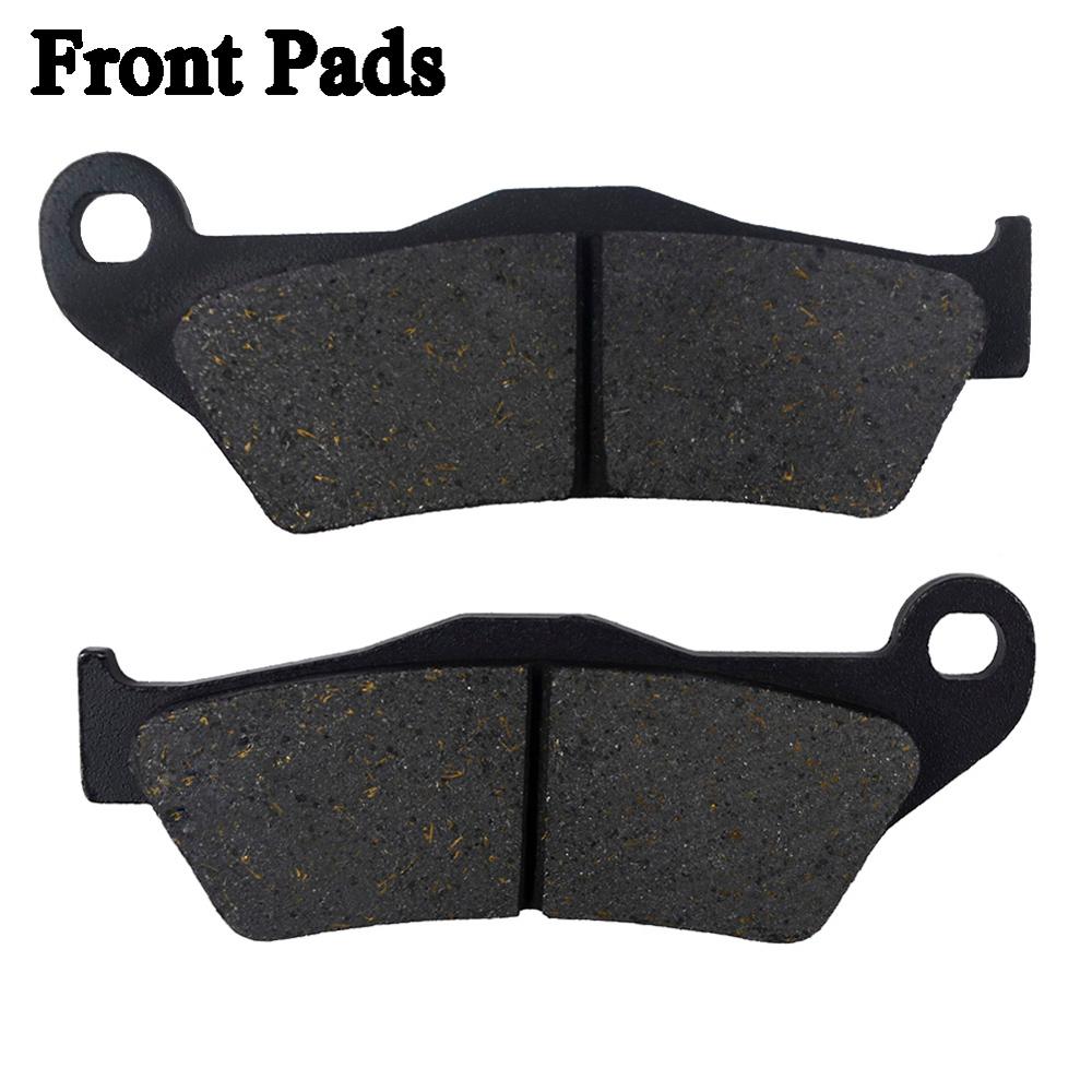 Delanteros y traseros de la motocicleta pastillas de freno para Husaberg TE 125 250 300 FE 250, 350, 390, 450, 501, 570 FX 450,: 1 pair Front Pads