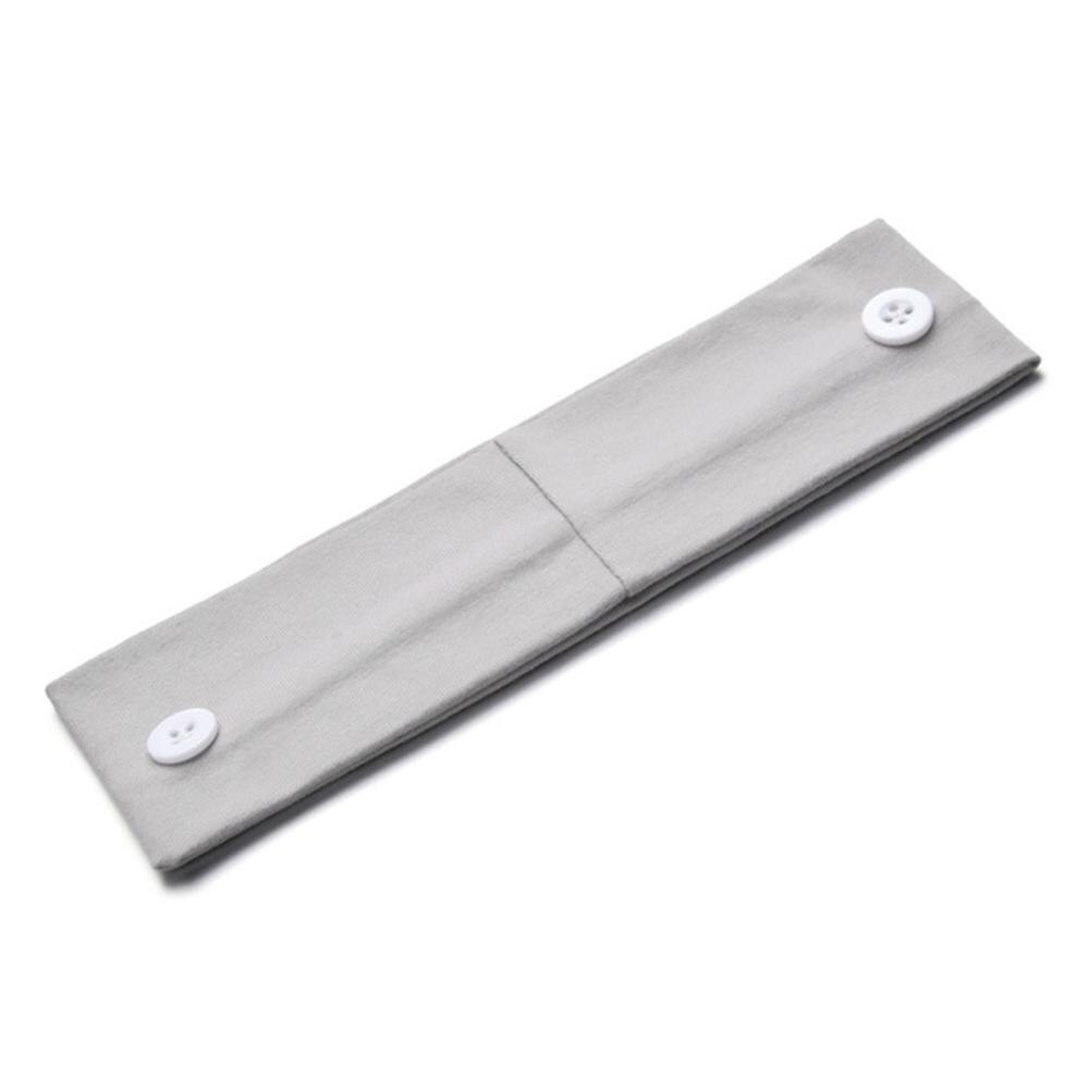 2Pc Sport Hoofdband Vrouwen Elastische Haarband Voor Vrouwen Button Hoofdband Zweet Opaski Dla Dziewczynek F #