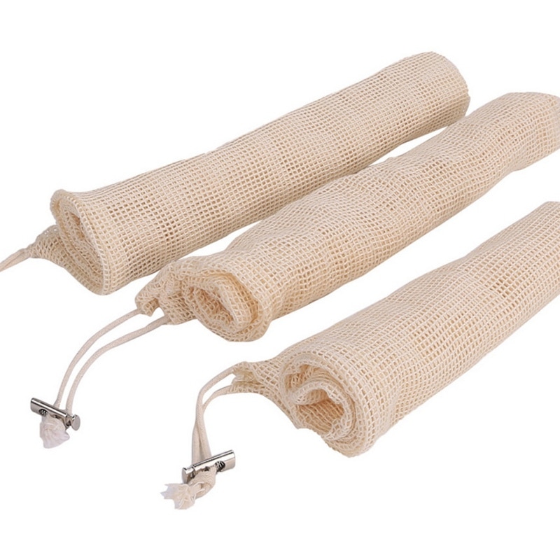 Herbruikbare Boodschappentas Met Koord Groente Zakken Thuis Keuken Groente-en Handtas Opslag Mesh Tassen Manden