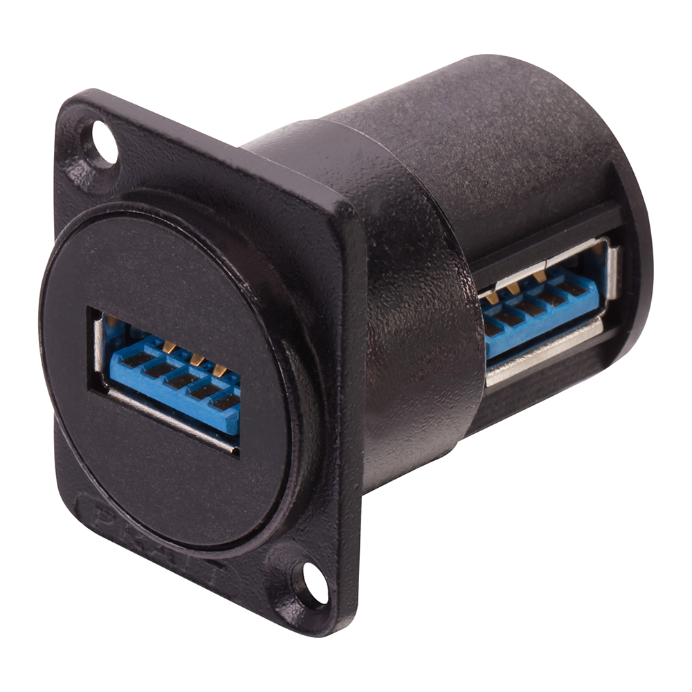 D Type Chassis USB 2.0 3.0 Connector Type C Female to Female USB-C Converter Adapter Type-C Panel Mount DIY Jack: Lavender