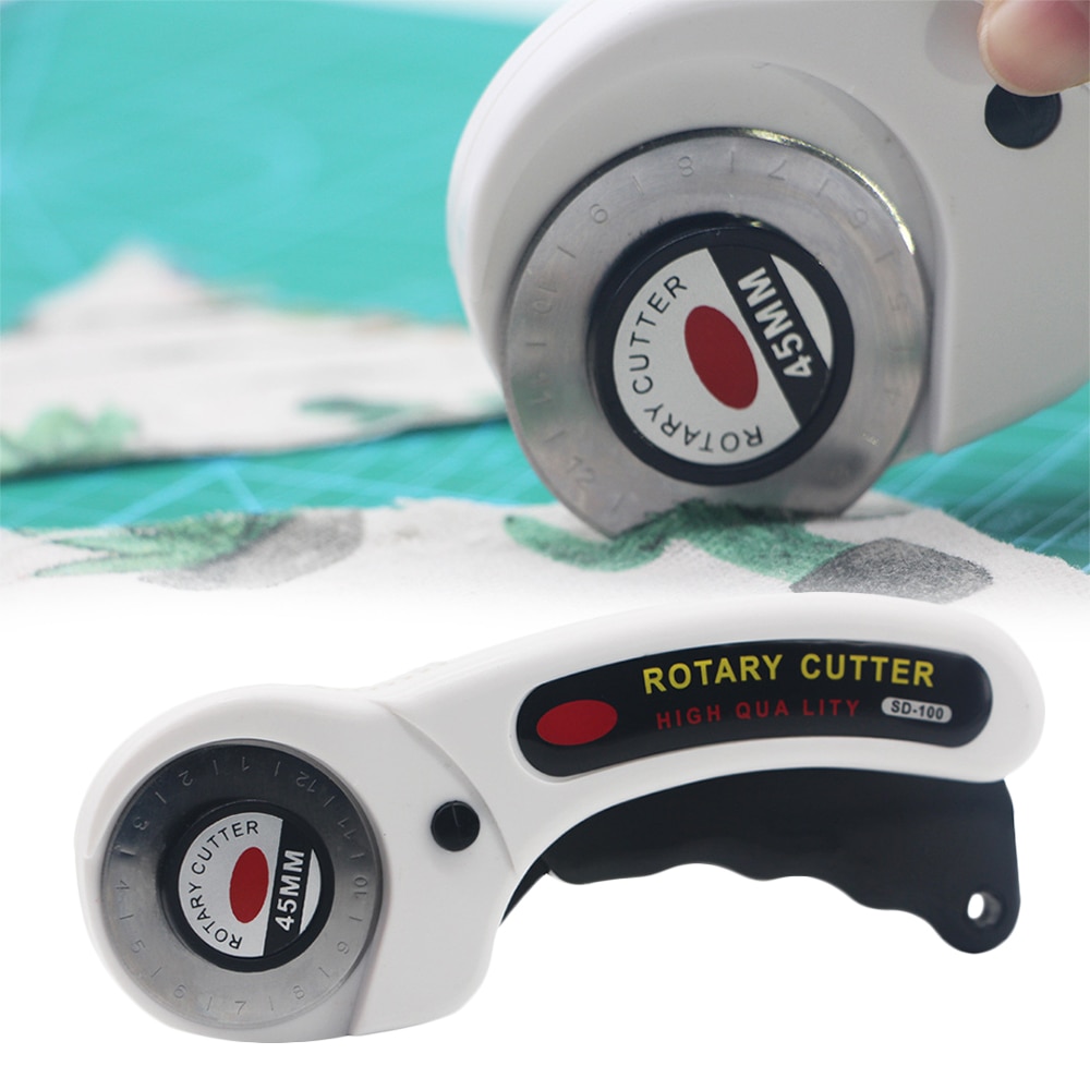 Leder Handwerk rotierend Cutter Leder Schneiden Werkzeug Stoff Cutter Rund Klinge DIY Patchwork NäHenne Quilten passen Olfa schneiden 45mm