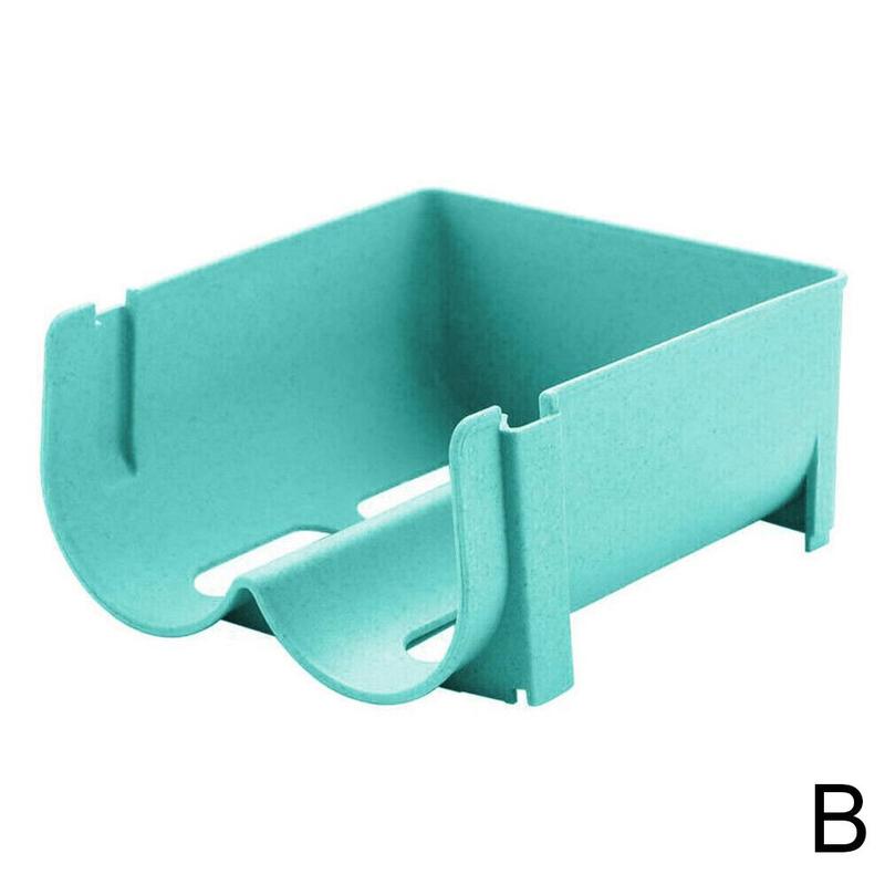 Anti-Val Water Fles Wijn Opbergrek Glas Bier Koelkast Opslaan Box Houder Lade Drink Ruimte Fles Drank Dispe: Blauw