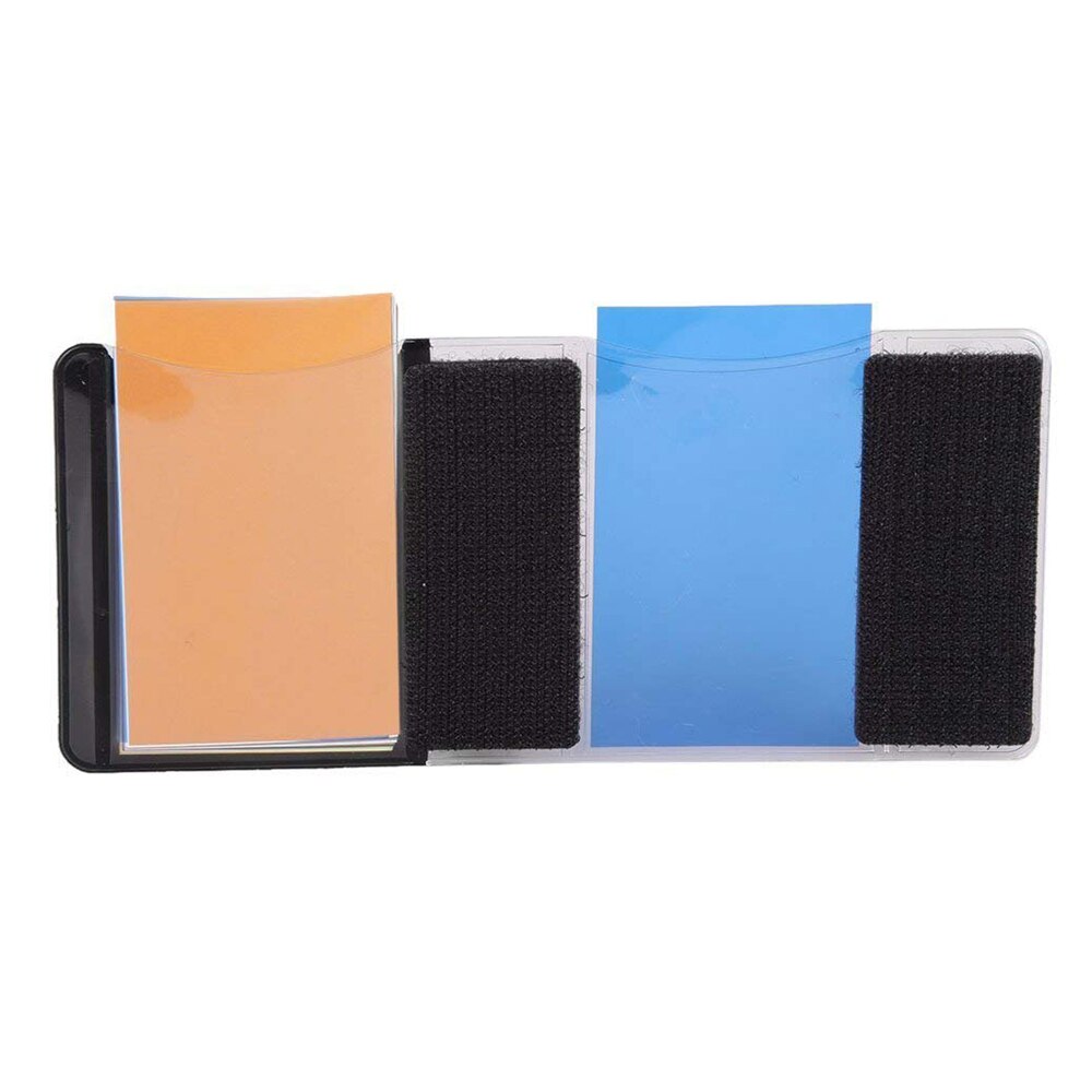 Filtro de gel difusor para Flash de cámara, Kit de filtros de iluminación de Balance de Color transparente para cámara de estudio fotográfico, 12 colores