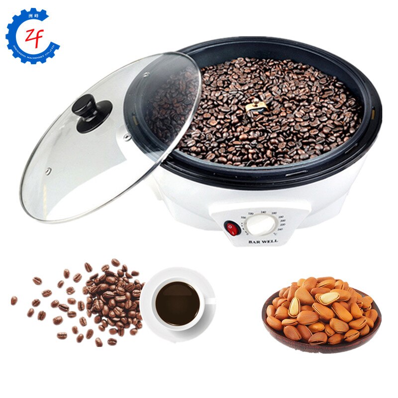 Automatic Electric Coffee Bean Roaster – Home Use, 800W, 110V, 750g Capacity, Stainless Steel