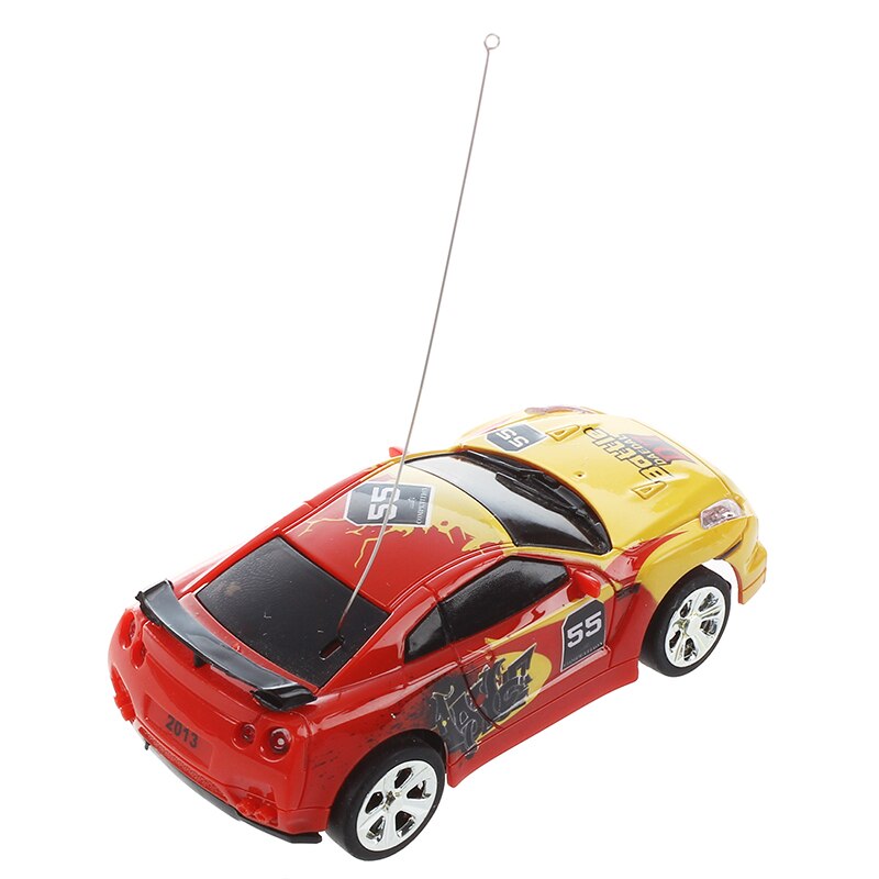 MINI MICRO RC CAR Radio Controlled 1:58 CAN BOX SERIAL SHEN QI WEI red yellow
