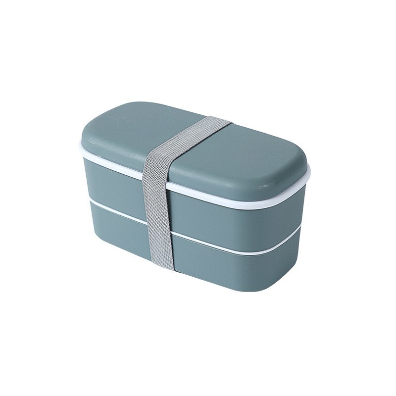Japanese-style Portable Lunch Box Healthy Material 2 Layers Bento Boxes Microwave Dinnerware Food Storage Container Foodbox