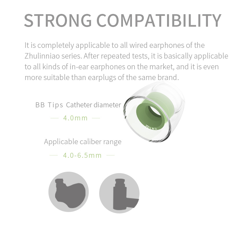 Zhulinniao Zhu Rythme Auricolari Accessori per auricolari universali