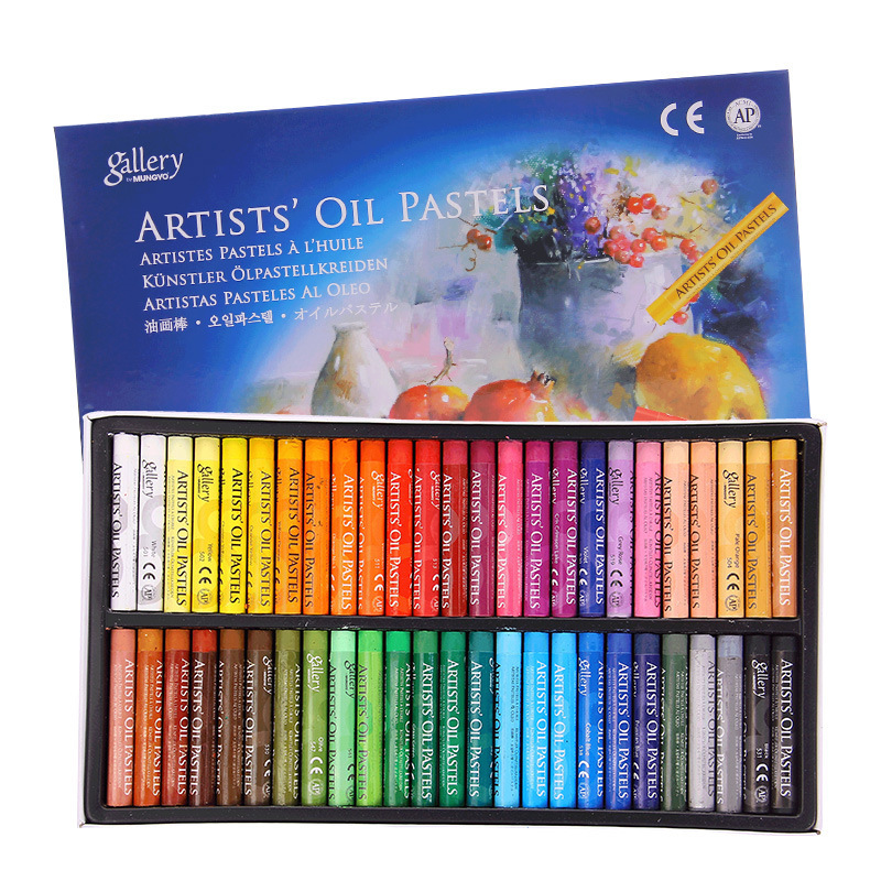 50 Colors Oil Pastel for Artist Student Graffiti Soft Pastel Painting Drawing Pen School Stationery Art Supplies Soft Crayon Set