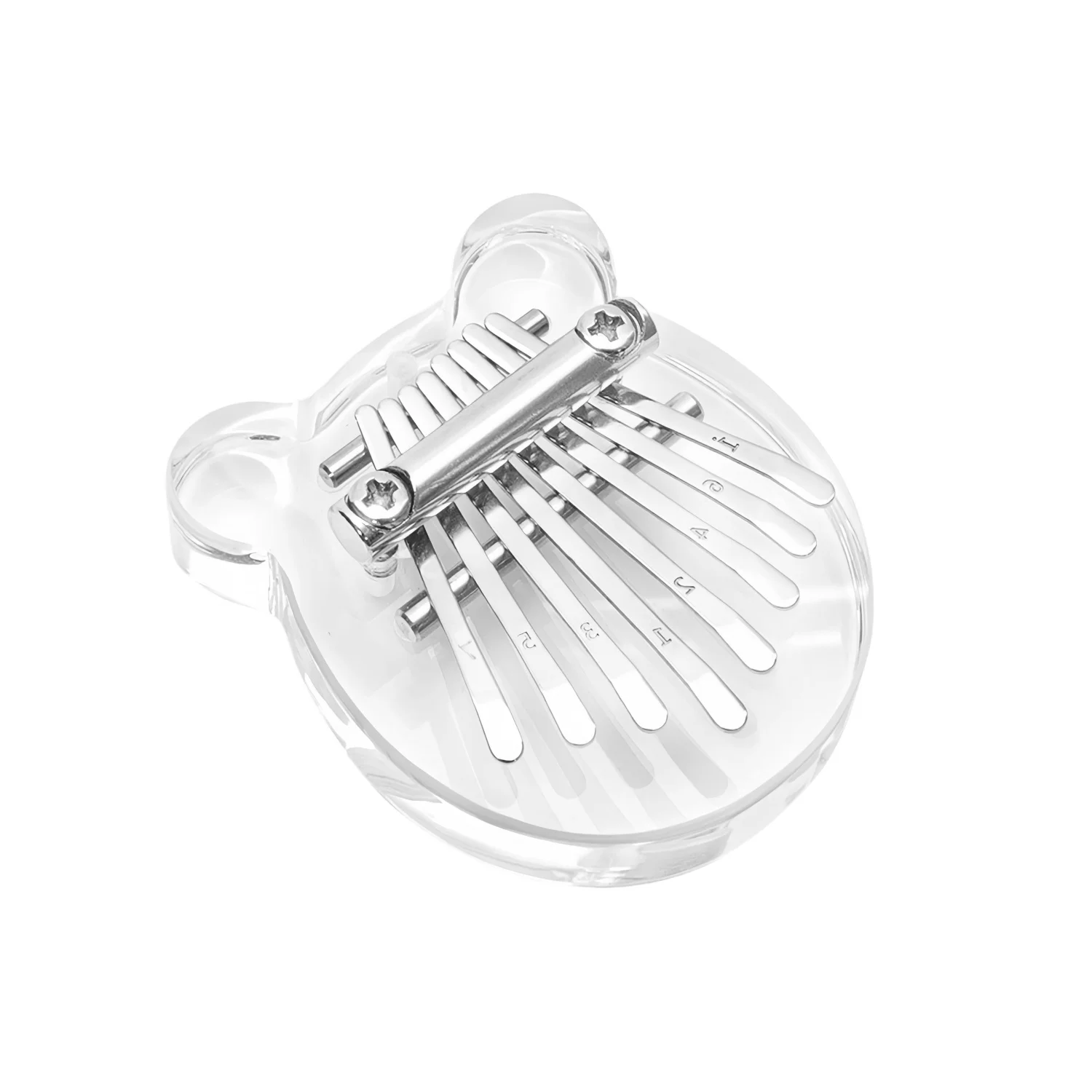 Kalimba de poche portable à 8 touches en métal, piano à pouces, jouets musicaux, réduction de la pression, intérieur du maire, pour enfants et adultes: Violet